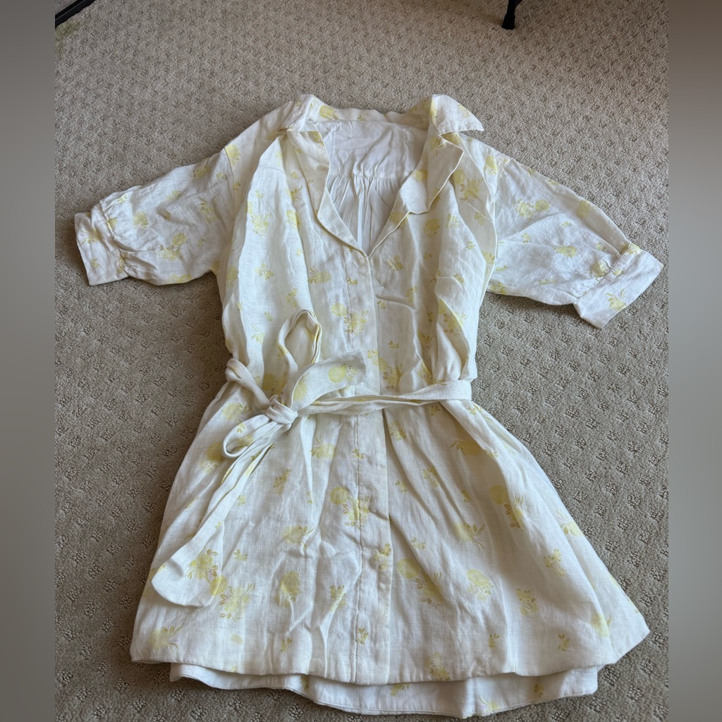 Tularosa Buttoned-Down Floral Dress